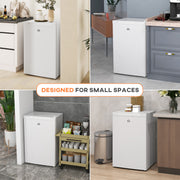 3 Cu Ft Single Door Upright Freezer for Home & Apartment